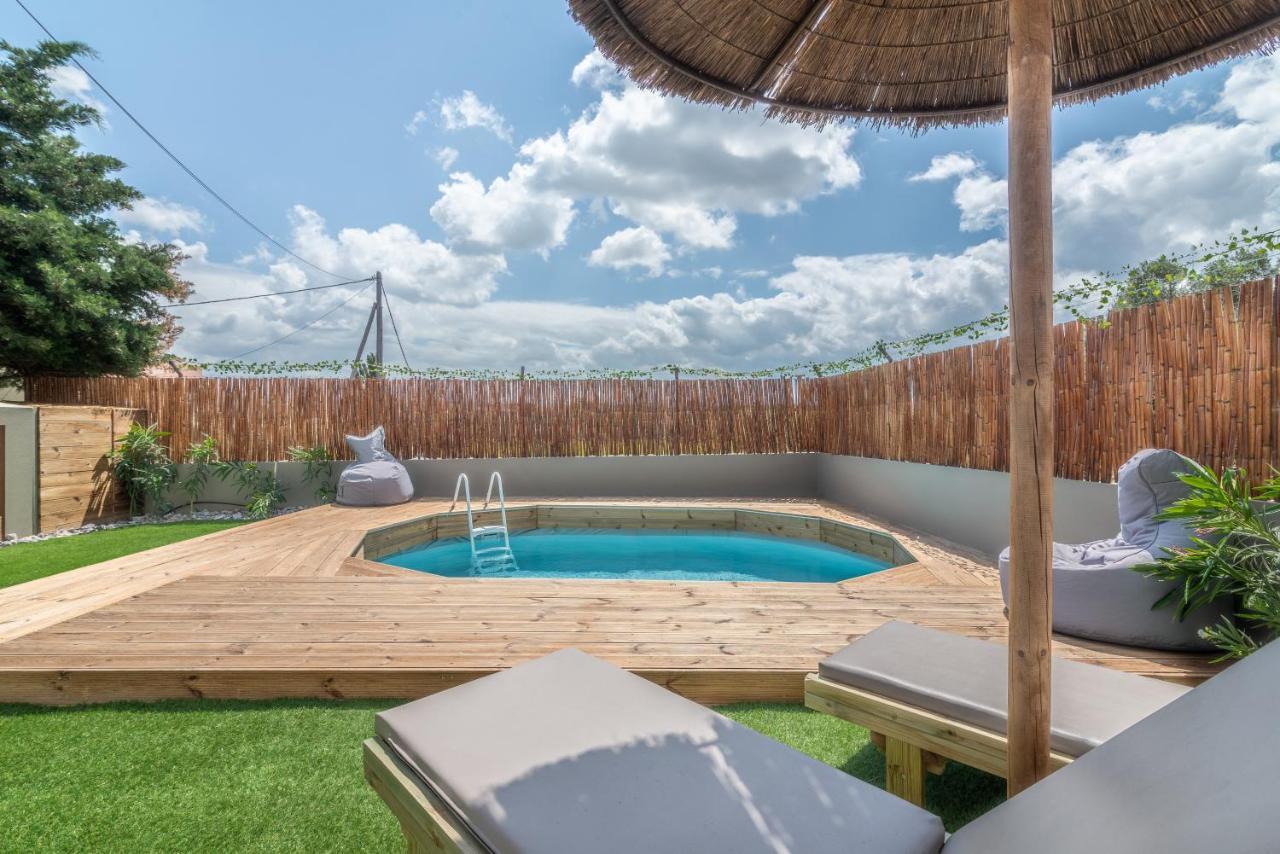 Cozy House With Pool Near Beach Gazi ภายนอก รูปภาพ